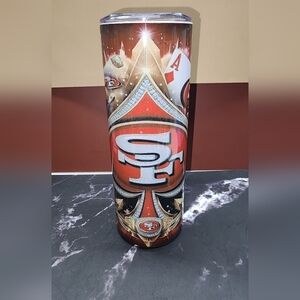 49ers Aces and Diamonds 20oz Tumbler.